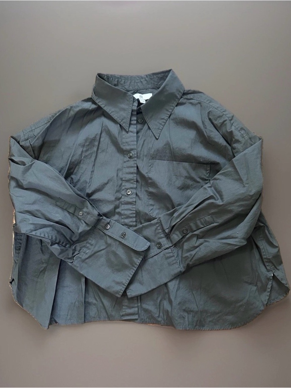Banana Republic Dark Green Button Up Long Sleeve Shirt XXL